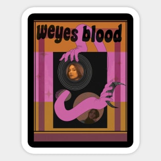 Weyes Blood Unofficial Merch Tarot Card Sticker